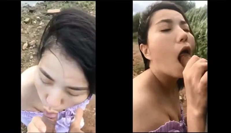 Em ghệ bj cho tình nhân bên bờ sông